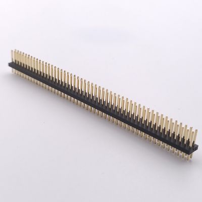 Dual Row 1.27mm PIN Header Connector 2x40 Pins Straight DIP PCB Mount