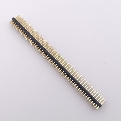 Dual Row 1.27mm PIN Header Connector 2x40 Pins Straight DIP PCB Mount
