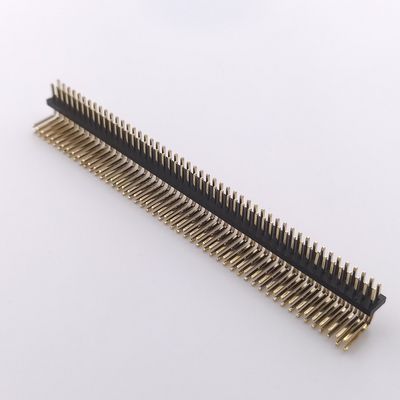 2x50 Pins  90 Degree Header Pins Pitch 1.27mm Pcb Pin Header