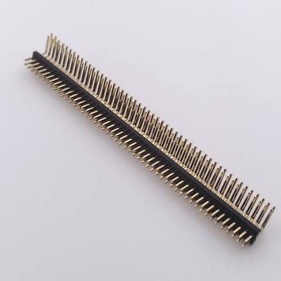 2x50 Pins  90 Degree Header Pins Pitch 1.27mm Pcb Pin Header