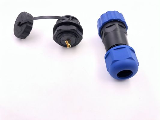 High Performance Single Core  Circular Circular Pin Connector  M24   IP68