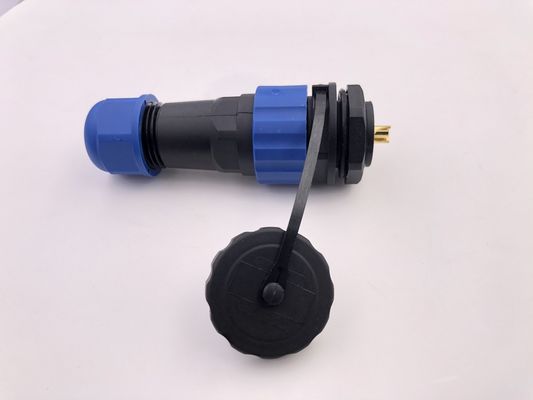 High Performance Single Core  Circular Circular Pin Connector  M24   IP68