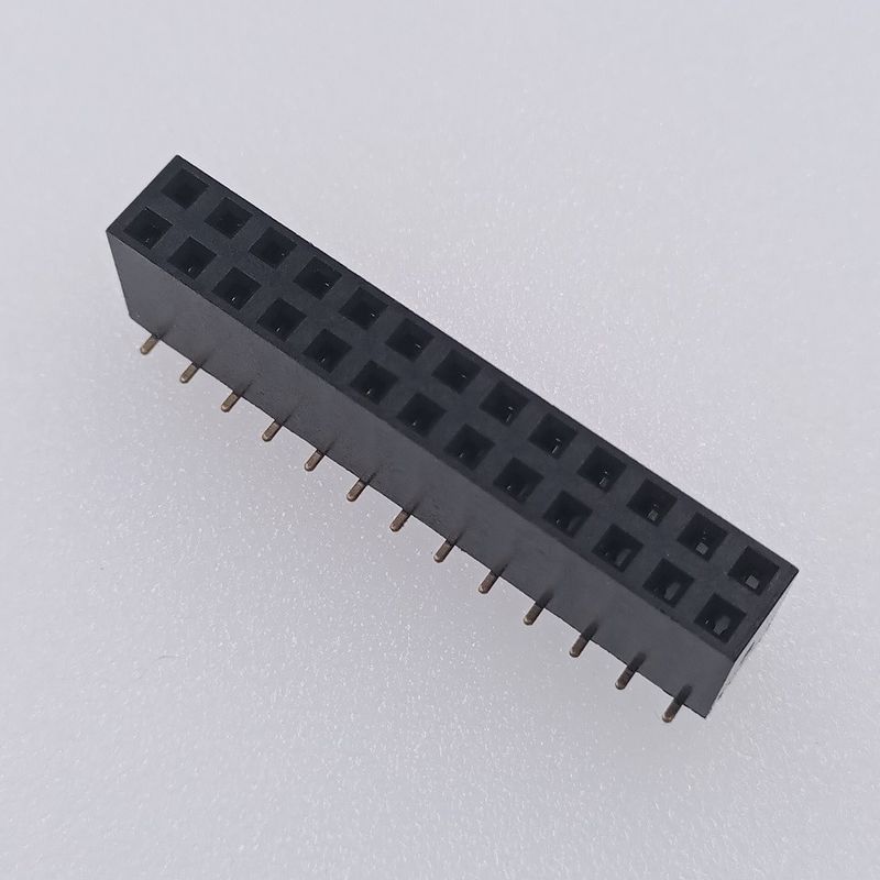 Two Row 2.54 Mm Pitch Pin Header 2x13 Pins Gold SMT Pcb Pin Header